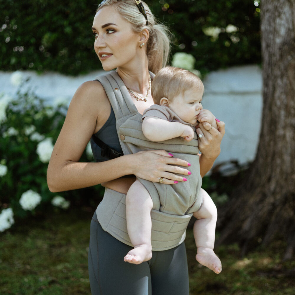 PouchCo Ergonomic Premium Baby Carrier - Grey