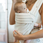 PouchCo Ergonomic Premium Baby Carrier - Oatmeal - Image 11