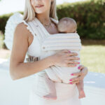 PouchCo Ergonomic Premium Baby Carrier - Oatmeal - Image 4