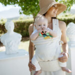 PouchCo Ergonomic Premium Baby Carrier - Oatmeal - Image 6