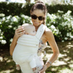 PouchCo Ergonomic Premium Baby Carrier - Oatmeal - Image 7