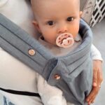 PouchCo Soft Texture Baby Carrier - Light Denim