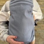 PouchCo Soft Texture Baby Carrier - Light Denim