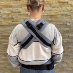 PouchCo Soft Texture Baby Carrier - Light Denim