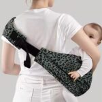 PouchCo Adventurer Ergonomic Toddler Sling Carrier - Green Leopard