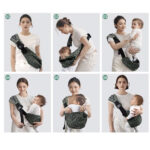 PouchCo Adventurer Ergonomic Toddler Sling Carrier - Green Leopard