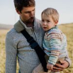 PouchCo Adventurer Ergonomic Toddler Sling Carrier - Olive Corduroy