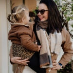 PouchCo Adventurer Ergonomic Toddler Sling Carrier - Brown Leopard Print - Image 4