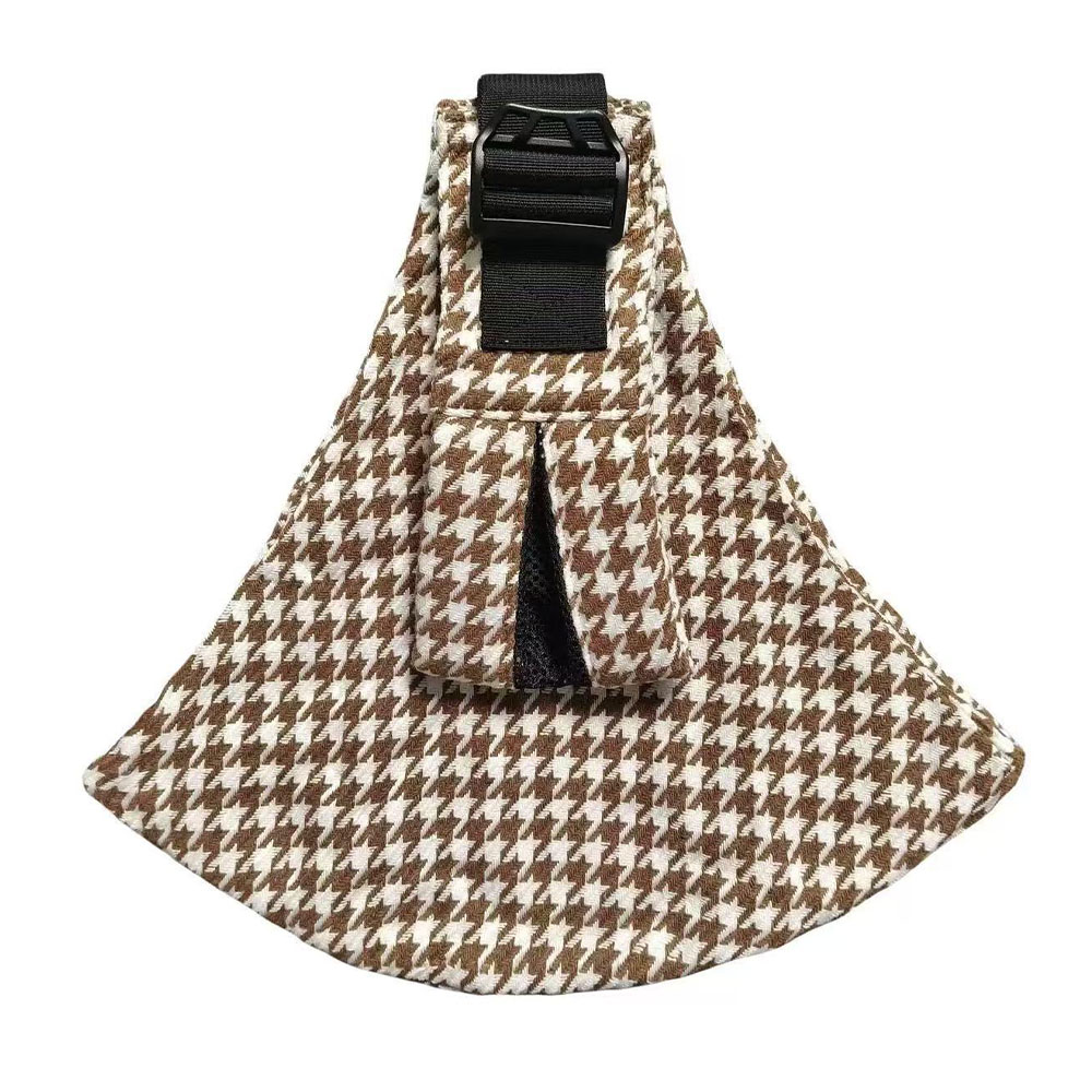 PouchCo Adventurer Ergonomic Toddler Sling Carrier – Dark Brown Plaid