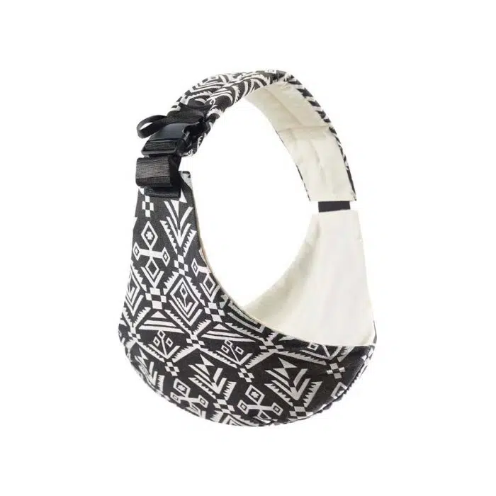 PouchCo Adventurer Ergonomic Toddler Sling Carrier - Black Sailboat