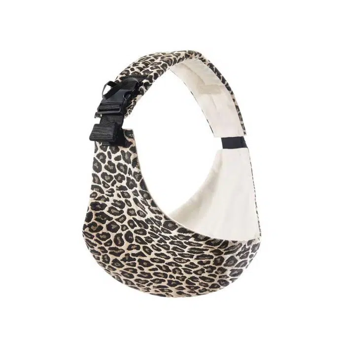 PouchCo Adventurer Ergonomic Toddler Sling Carrier - Cheetah Print