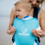 Aqua Neoprene Waterproof Baby Carrier - Sky Blue (Pre Order for 30 October 2026)