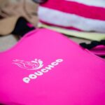 PouchCo Aqua Neoprene Waterproof Baby Carrier - Rose Pink