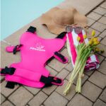 PouchCo Aqua Neoprene Waterproof Baby Carrier - Rose Pink