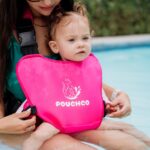 PouchCo Aqua Neoprene Waterproof Baby Carrier - Rose Pink