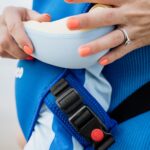 PouchCo Aqua Neoprene Waterproof Baby Carrier - Royal Blue