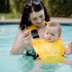 PouchCo Aqua Neoprene Waterproof Baby Carrier - Yellow