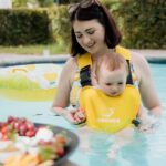 PouchCo Aqua Neoprene Waterproof Baby Carrier - Yellow