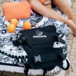 PouchCo Aqua Neoprene waterproof Baby Carrier - Onyx Black