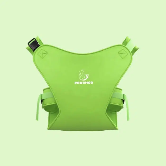 PouchCo Aqua Neoprene Waterproof Baby Carrier - Lime Green (Stock will be arriving end of October)