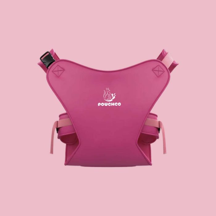 PouchCo Aqua Neoprene Waterproof Baby Carrier - Rose Pink (Stock will be arriving end of October)