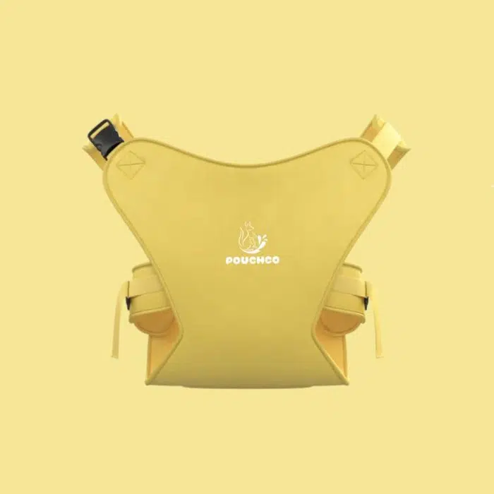 PouchCo Aqua Neoprene Waterproof Baby Carrier - Yellow (Stock will be arriving end of October)