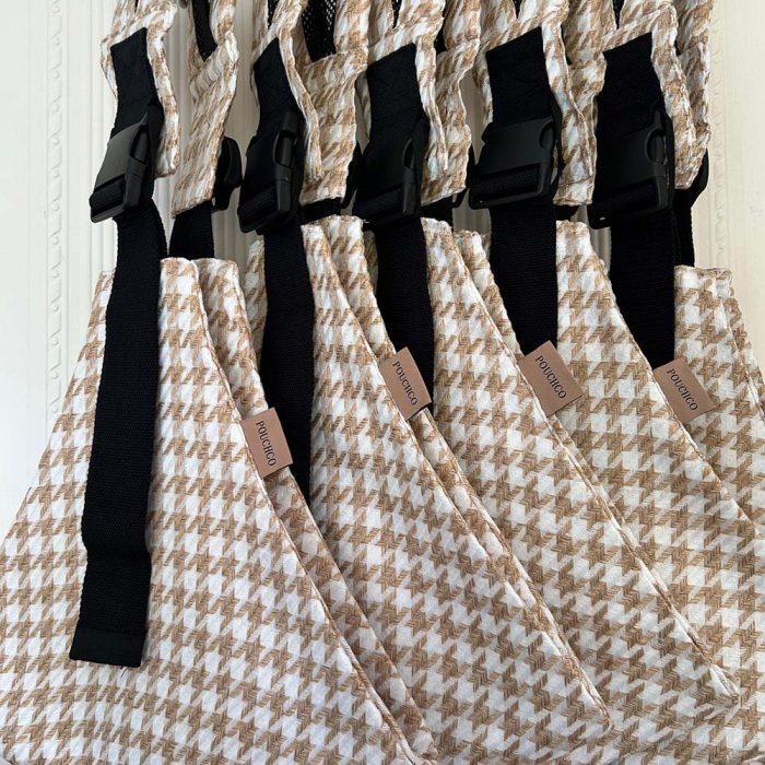 PouchCo Adventurer Ergonomic Toddler Sling Carrier - Light Brown Plaid