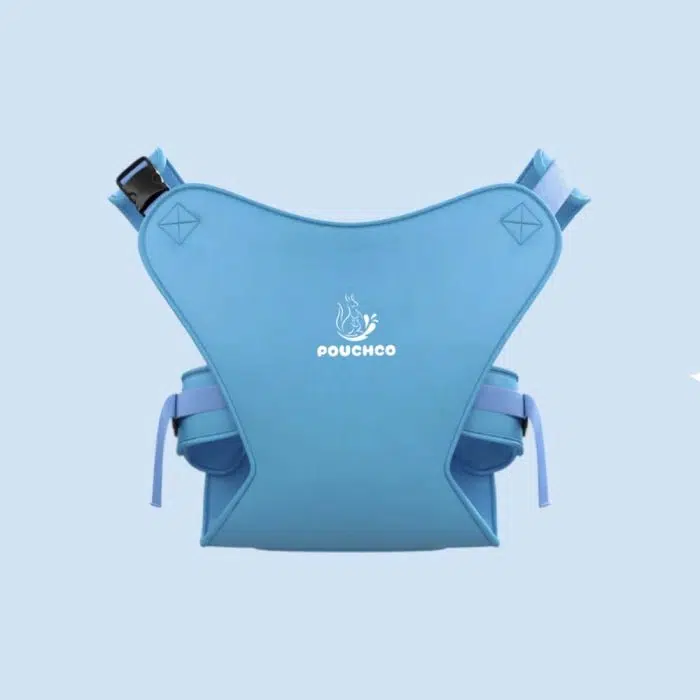 PouchCo Aqua Neoprene Waterproof Baby Carrier - Sky Blue (Stock will be arriving end of October)