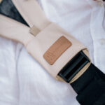 PouchCo Totterrain Ergonomic Toddler Swing Carrier - Khaki Beige - Image 4