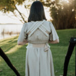 PouchCo Comfort Baby Carrier - Beige & White Houndstooth - Image 6