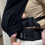 Cuddle Newborn Waistband Wrap Carrier - Black - Image 5