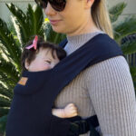 Bond Newborn to Toddler Baby Wrap Carrier - Black - Image 6