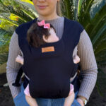 Bond Newborn to Toddler Baby Wrap Carrier - Black - Image 5