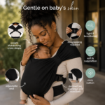 Cuddle Newborn Waistband Wrap Carrier - Black (Pre-Orders Open: Est. Arrival 20 August 2026) - Image 4