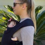 Pouchco Bond Newborn to Toddler Baby Wrap Carrier - Black