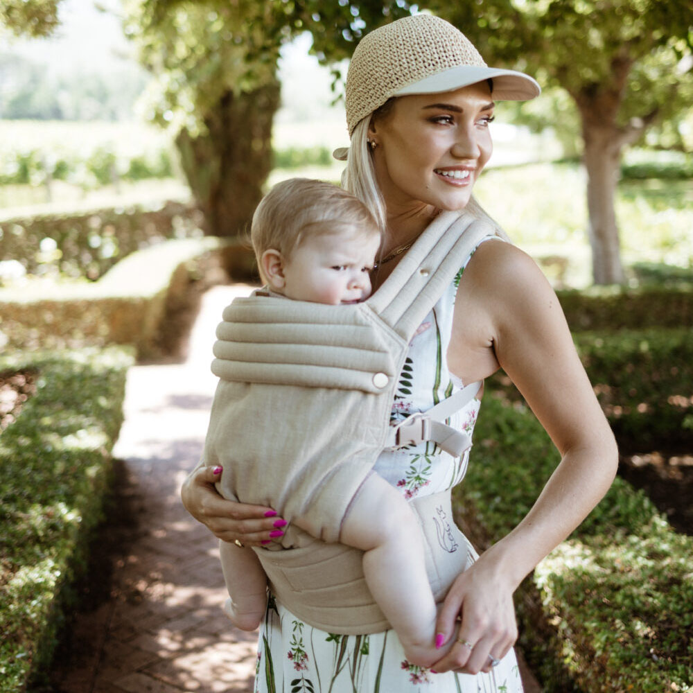 PouchCo Ergonomic Premium Baby Carrier - Khaki