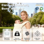 PouchCo Everyday Baby Carrier - Beige - Image 3