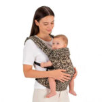 PouchCo Everyday Baby Carrier - Leopard Print - Image 3