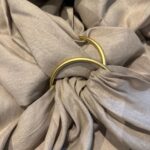 Ring Sling Baby Carrier - 100% pure linen - Sandstone
