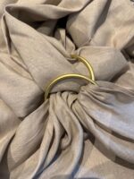 Ring Sling Baby Carrier - 100% pure linen - Sandstone