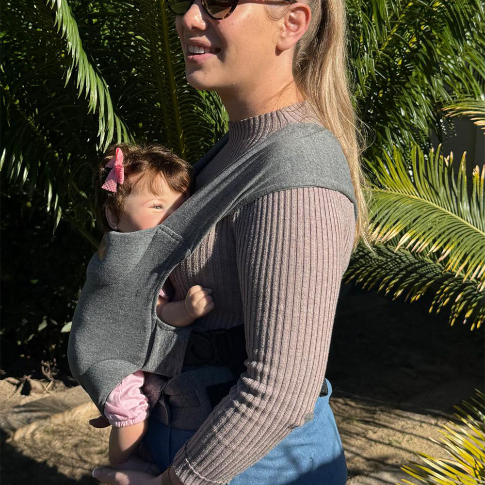 Bond Newborn to Toddler Baby Wrap Carrier - Grey
