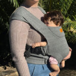 Bond Newborn to Toddler Baby Wrap Carrier - Grey - Image 4