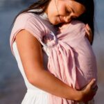 Muslin Ring Sling - Rose Pink