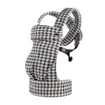 SnugGo Baby Carrier - Black & White Houndstooth - Image 2