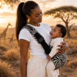 Adventurer Toddler Sling Carrier - Zebra Print (Pre Order for stock arriving 25 September)