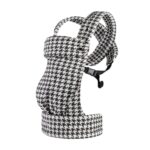 SnugGo Baby Carrier - Black & White Houndstooth (Stock Arriving 30 July 2026) - Image 3