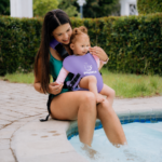 Aqua Neoprene Waterproof Baby Carrier - Lavender - NEW COLOUR!! (Stock arriving end of September for Pre Orders) - Image 8