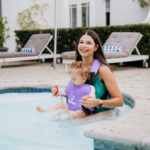 Aqua Neoprene Waterproof Baby Carrier - Lavender - NEW COLOUR!! (Stock arriving end of September for Pre Orders) - Image 9