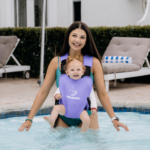 Aqua Neoprene Waterproof Baby Carrier - Lavender - NEW COLOUR!! (Stock arriving end of September for Pre Orders) - Image 10