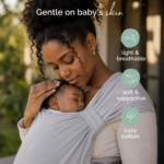 Cuddle Newborn Waistband Wrap Carrier - Soft Grey (Next Stock arriving 20 August 2026 for Pre Orders) - Image 3